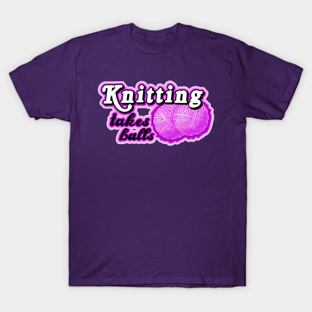 Funny knitting saying T-Shirt by weilertsen